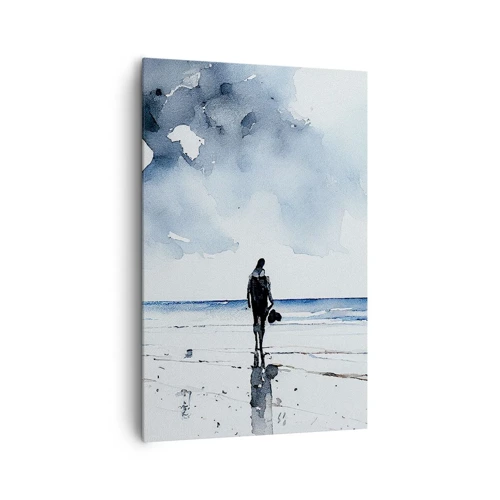 Impression sur toile - Image sur toile - Conversation avec la mer - 80x120 cm