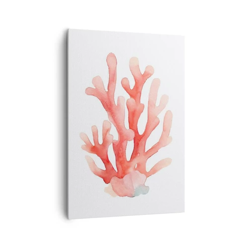 Impression sur toile - Image sur toile - Corail couleur corail - 70x100 cm