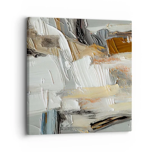 Impression sur toile - Image sur toile - Couches colorées - 30x30 cm