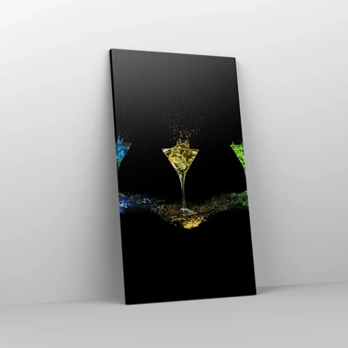 Impression sur toile - Image sur toile - Couleurs de joie en verre de cristal - 45x80 cm