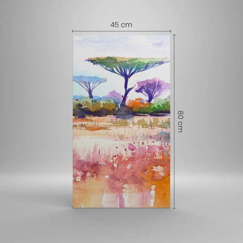 Impression sur toile - Image sur toile - Couleurs de savane - 45x80 cm