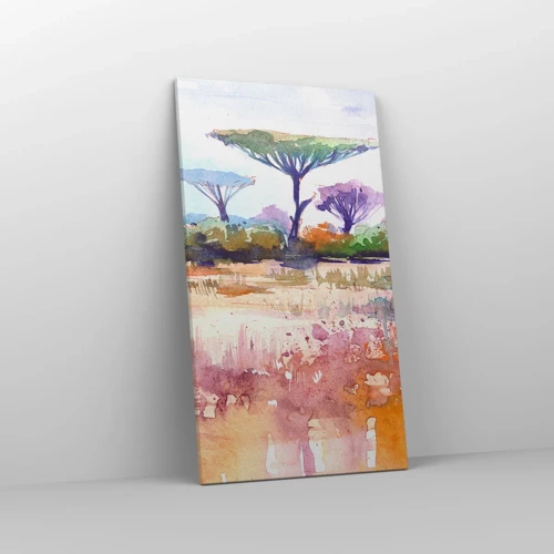 Impression sur toile - Image sur toile - Couleurs de savane - 45x80 cm