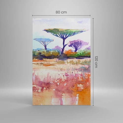 Impression sur toile - Image sur toile - Couleurs de savane - 80x120 cm