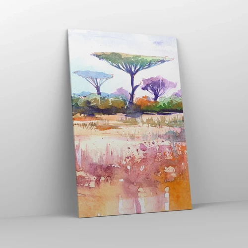 Impression sur toile - Image sur toile - Couleurs de savane - 80x120 cm