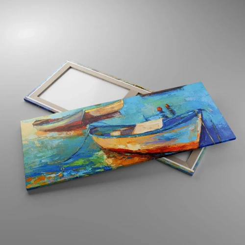 Impression sur toile - Image sur toile - Dans la baie du sud - 120x50 cm