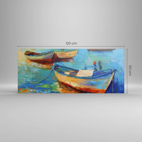 Impression sur toile - Image sur toile - Dans la baie du sud - 120x50 cm