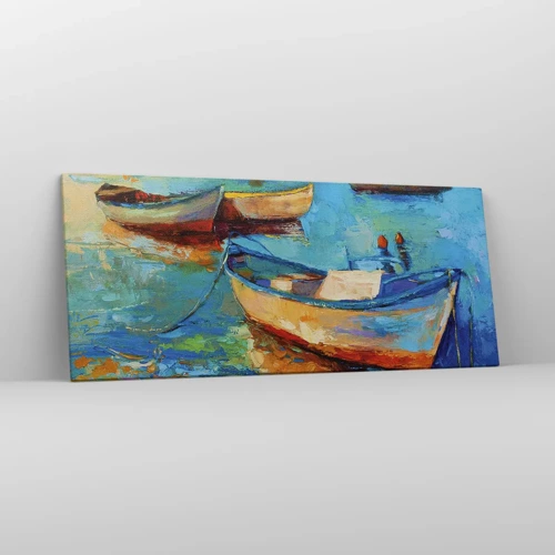 Impression sur toile - Image sur toile - Dans la baie du sud - 120x50 cm