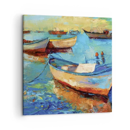 Impression sur toile - Image sur toile - Dans la baie du sud - 50x50 cm