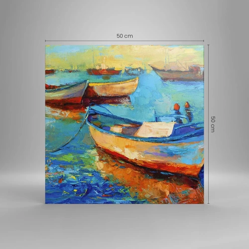 Impression sur toile - Image sur toile - Dans la baie du sud - 50x50 cm