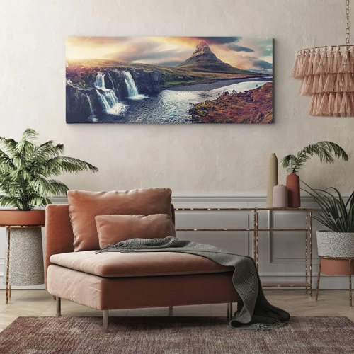 Impression sur toile - Image sur toile - Dans la majesté de la nature - 120x50 cm