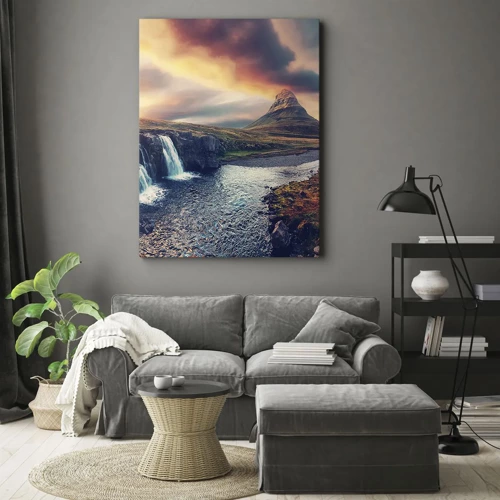 Impression sur toile - Image sur toile - Dans la majesté de la nature - 45x80 cm