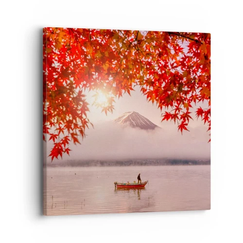 Impression sur toile - Image sur toile - Dans le climat japonais - 30x30 cm