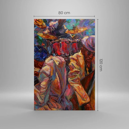Impression sur toile - Image sur toile - Dans le même tempo - 80x120 cm