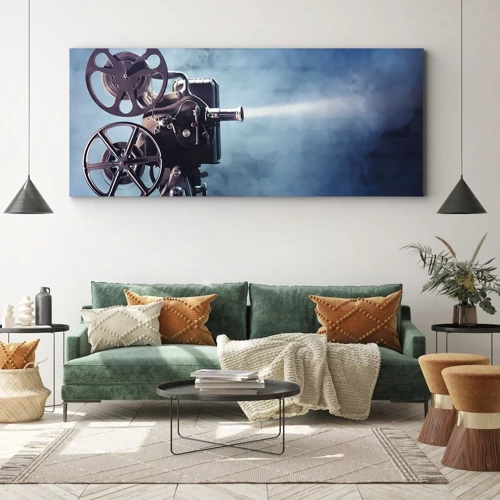 Impression sur toile - Image sur toile - Dans un vieux cinéma - 100x40 cm