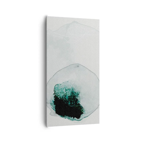 Impression sur toile - Image sur toile - Dans une goutte d'eau - 65x120 cm