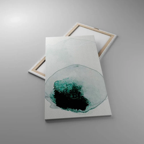 Impression sur toile - Image sur toile - Dans une goutte d'eau - 65x120 cm