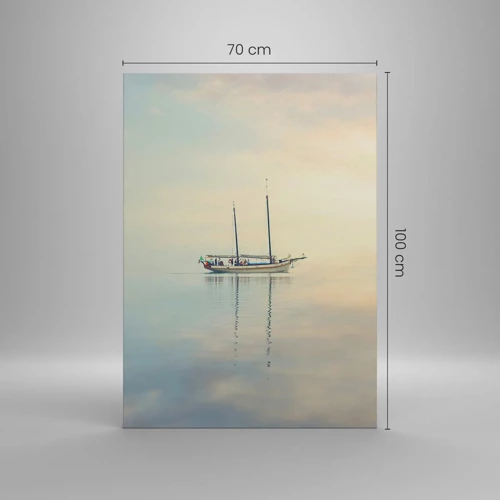 Impression sur toile - Image sur toile - Dans une mer de silence - 70x100 cm