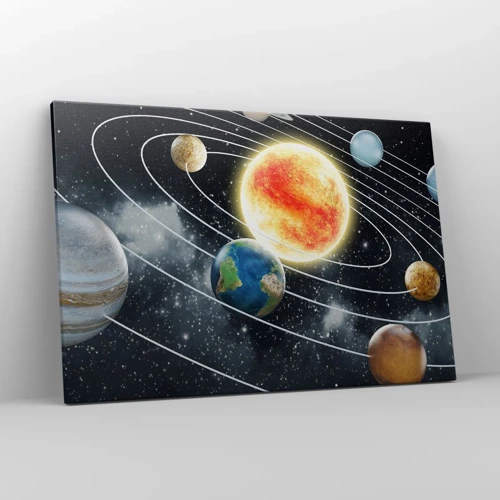 Impression sur toile - Image sur toile - Danse cosmique - 120x80 cm