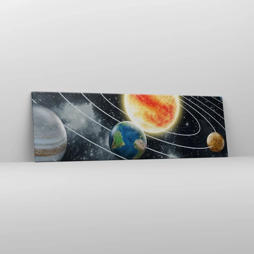 Impression sur toile - Image sur toile - Danse cosmique - 160x50 cm