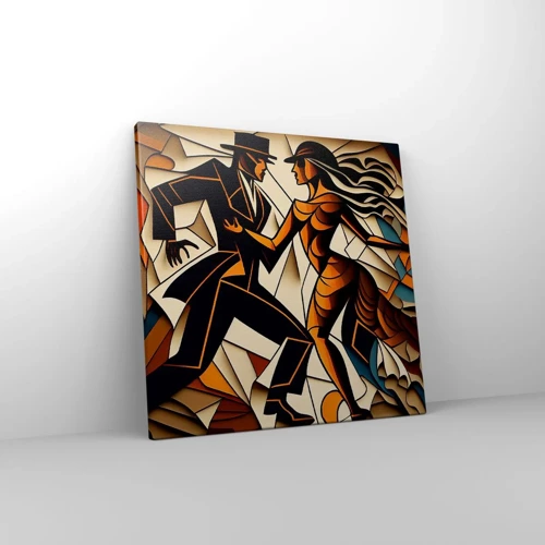 Impression sur toile - Image sur toile - Danse de passion et de volupté - 40x40 cm
