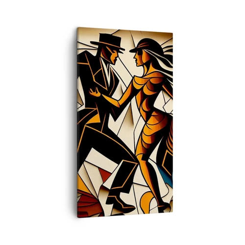 Impression sur toile - Image sur toile - Danse de passion et de volupté - 45x80 cm