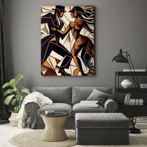 Impression sur toile - Image sur toile - Danse de passion et de volupté - 45x80 cm