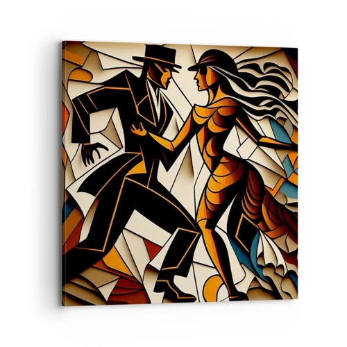 Impression sur toile - Image sur toile - Danse de passion et de volupté - 70x70 cm