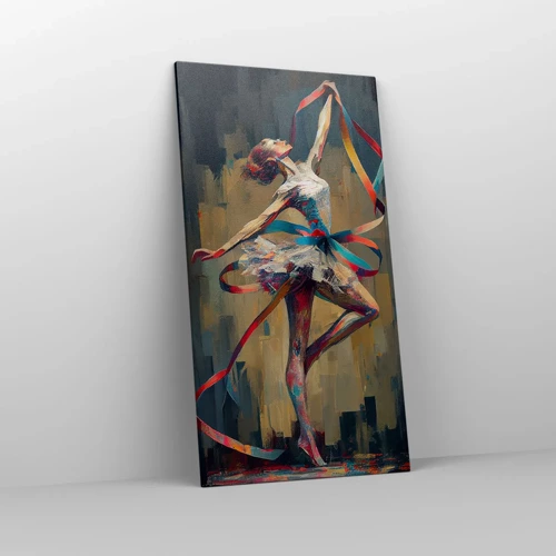 Impression sur toile - Image sur toile - Danse du ruban - 65x120 cm