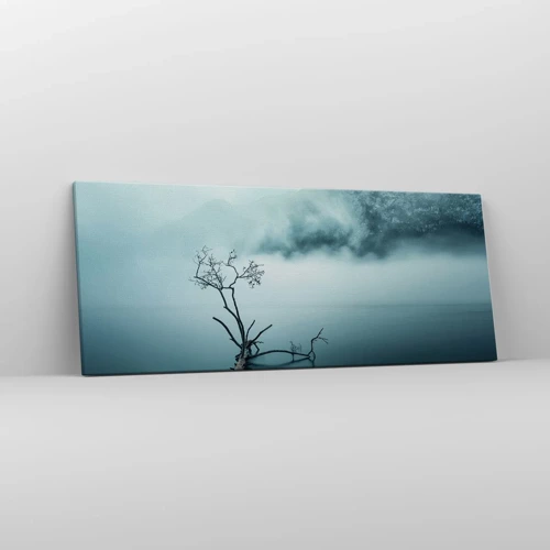 Impression sur toile - Image sur toile - D'eau et de brouillard - 100x40 cm