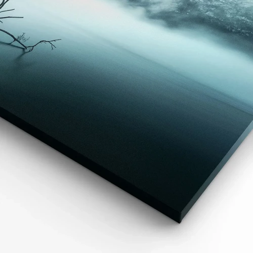 Impression sur toile - Image sur toile - D'eau et de brouillard - 100x40 cm