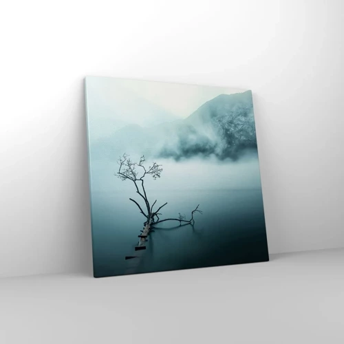 Impression sur toile - Image sur toile - D'eau et de brouillard - 50x50 cm