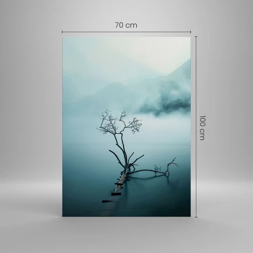 Impression sur toile - Image sur toile - D'eau et de brouillard - 70x100 cm