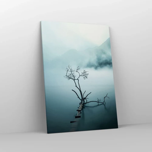 Impression sur toile - Image sur toile - D'eau et de brouillard - 70x100 cm