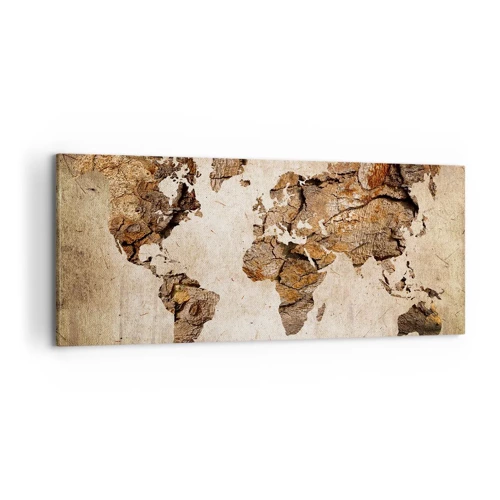 Impression sur toile - Image sur toile - Découverte du monde - 100x40 cm