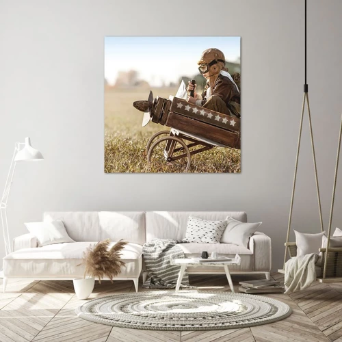 Impression sur toile - Image sur toile - Départ vers un rêve - 30x30 cm