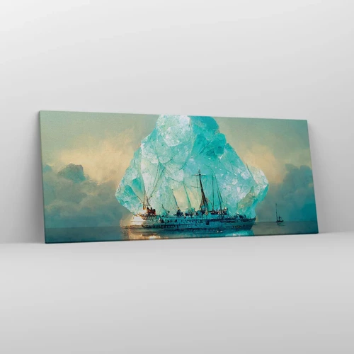Impression sur toile - Image sur toile - Diamant arctique - 120x50 cm