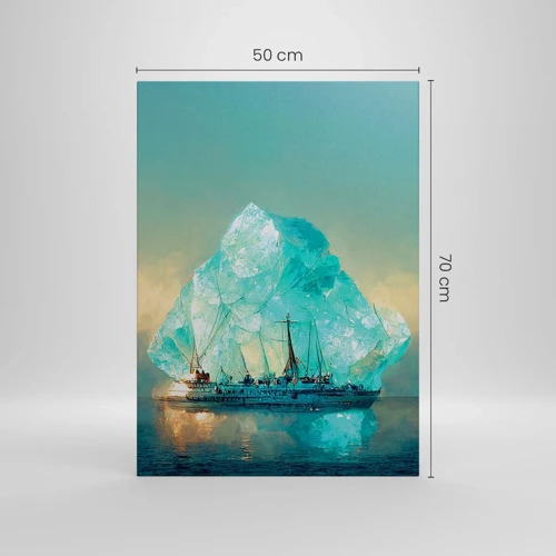 Impression sur toile - Image sur toile - Diamant arctique - 50x70 cm