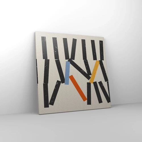 Impression sur toile - Image sur toile - Dominos – composition - 50x50 cm