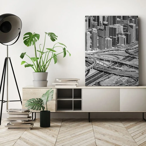 Impression sur toile - Image sur toile - Dubaï - la ville impossible - 45x80 cm