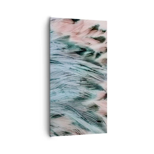 Impression sur toile - Image sur toile - Duvet rose saphir - 65x120 cm