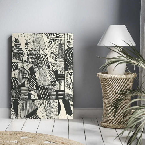 Impression sur toile - Image sur toile - Dynamique du modernisme - 45x80 cm