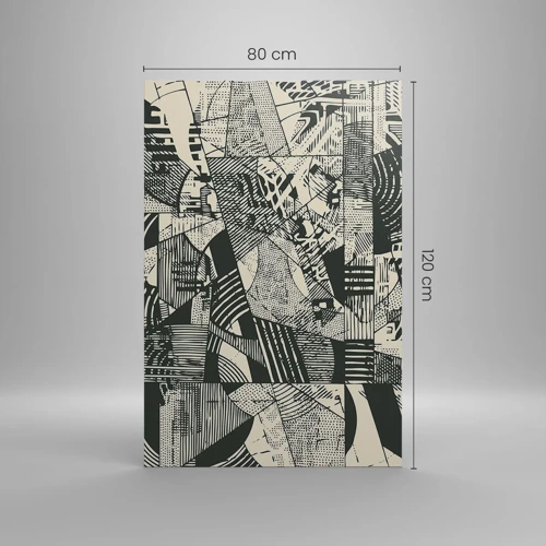 Impression sur toile - Image sur toile - Dynamique du modernisme - 80x120 cm