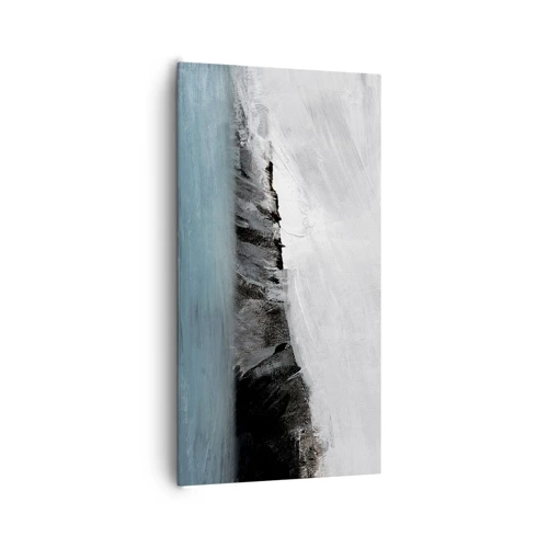 Impression sur toile - Image sur toile - Eau – terre : choc des éléments - 65x120 cm