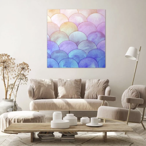 Impression sur toile - Image sur toile - Écailles de perles - 60x60 cm