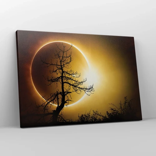 Impression sur toile - Image sur toile - Éclipse totale - 70x50 cm