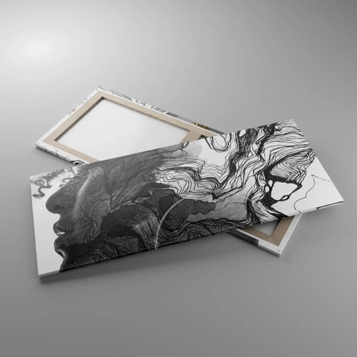 Impression sur toile - Image sur toile - Emmêlé dans les rêves - 120x50 cm