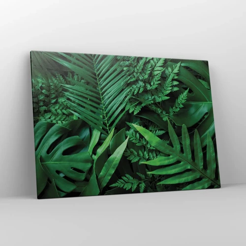Impression sur toile - Image sur toile - Emmitouflé de verdure - 100x70 cm