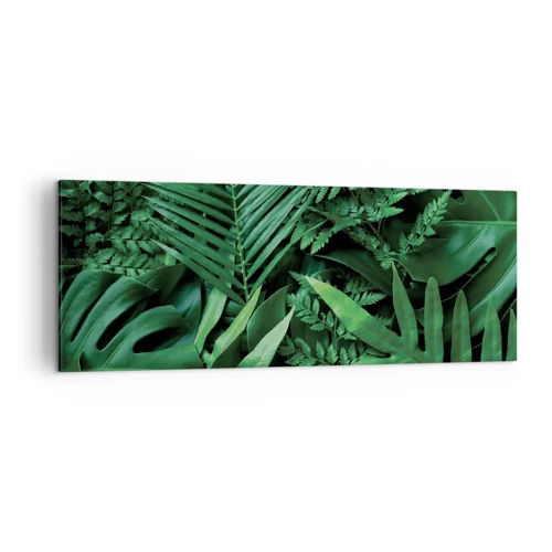 Impression sur toile - Image sur toile - Emmitouflé de verdure - 140x50 cm