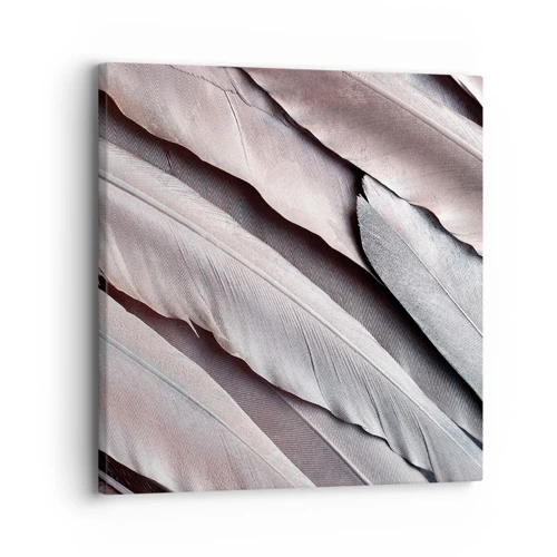 Impression sur toile - Image sur toile - En argent rose - 30x30 cm