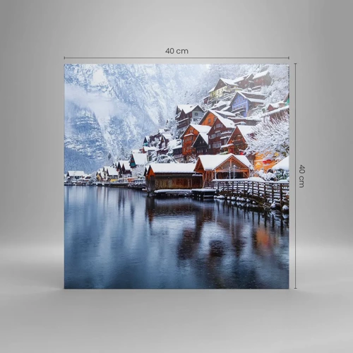 Impression sur toile - Image sur toile - En décoration hivernale - 40x40 cm